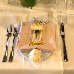 80 velvet blush napkins